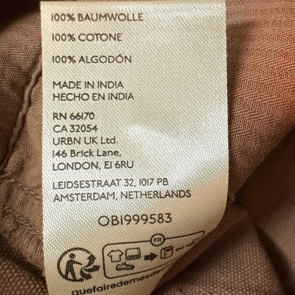 Free People Hayden Pull On Pants in Brownie Size XS NEW Cargo Bohemian Neutral - Picture 13 of 14